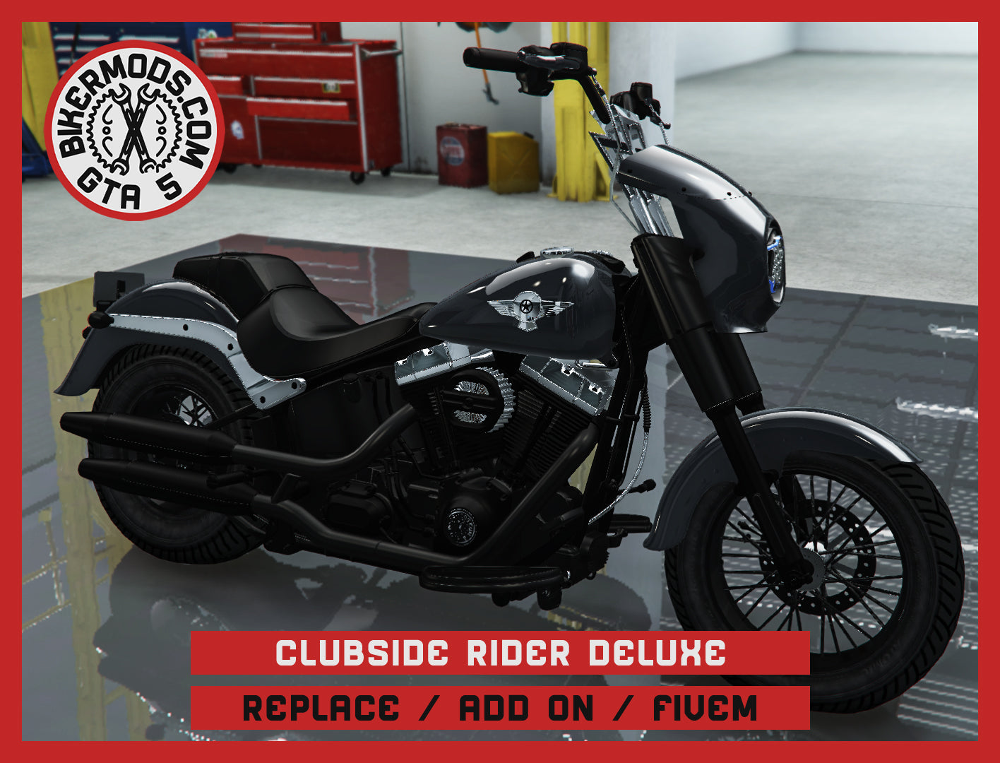 Clubside Rider Deluxe (Replace / Add On / FiveM) 105k Poly