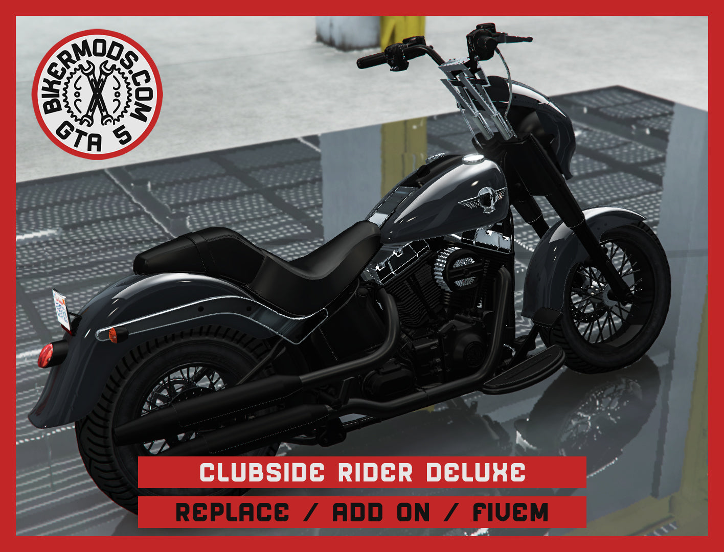 Clubside Rider Deluxe (Replace / Add On / FiveM) 105k Poly