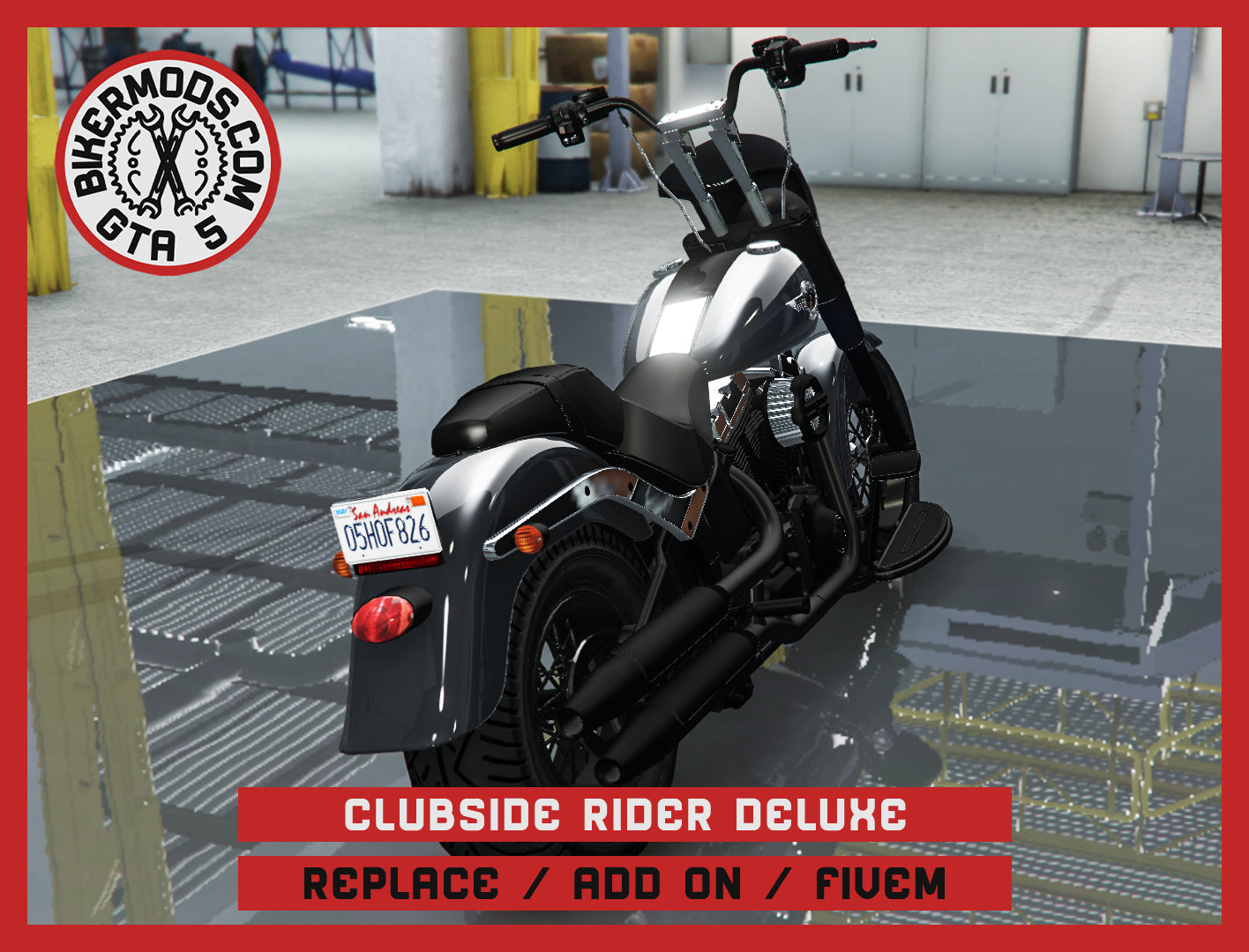 Clubside Rider Deluxe (Replace / Add On / FiveM) 105k Poly