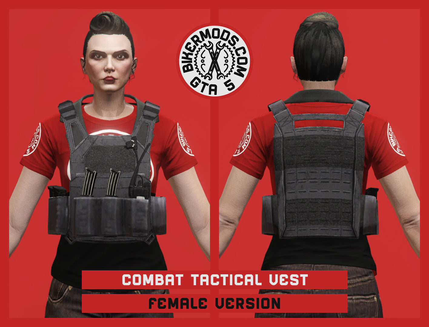 Combat Tactical Vest (Female) – GTA 5 Bikermods