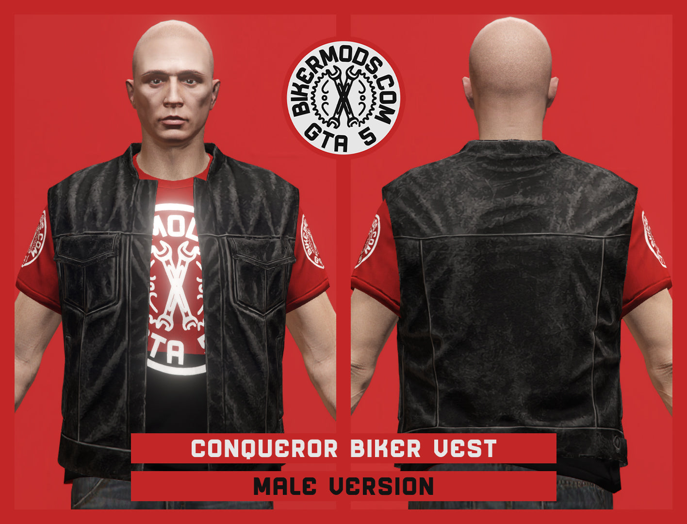 Conqueror Biker Vest (Male)