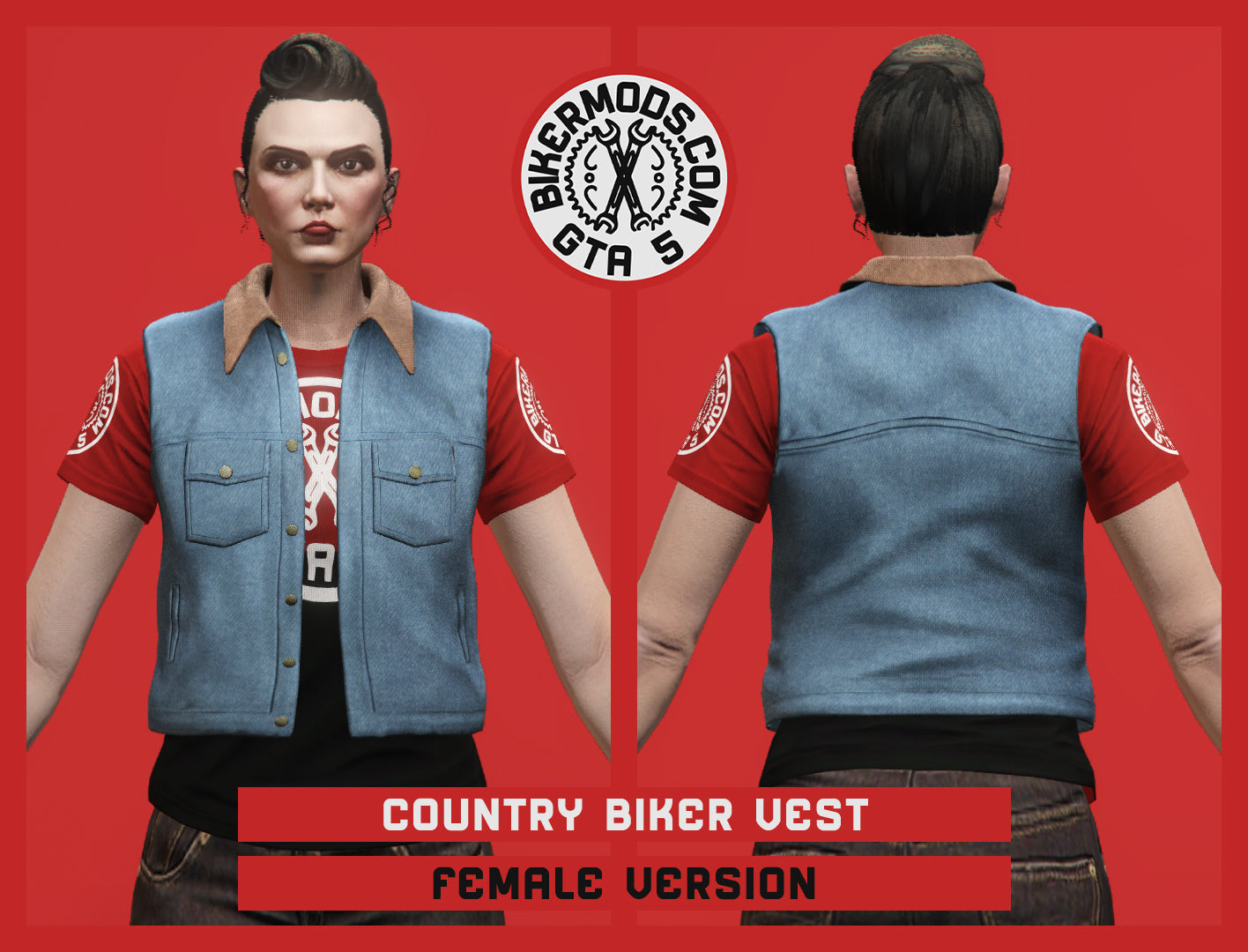 Country Biker Vest (Female)