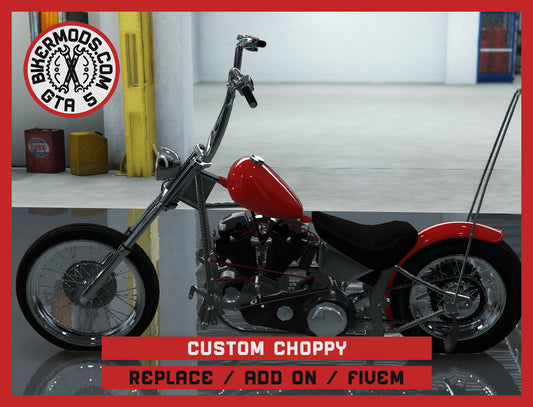 Custom "Choppy" Chopper (Replace / Add On / FiveM) 170k Poly