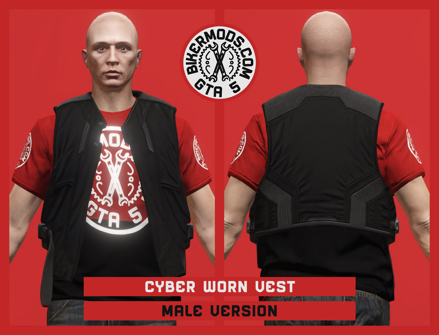 Cyber Worn Vest (Male) Shorty Style