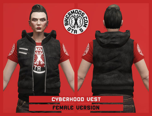 Cyberhood Vest (Female) Black Style