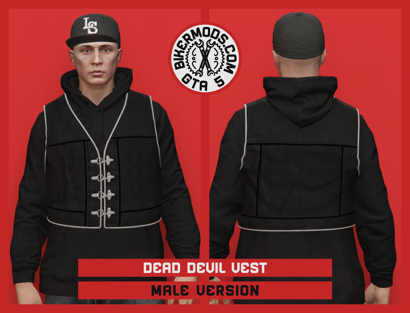 Dead Devil Vest (Male) Hoodie Style