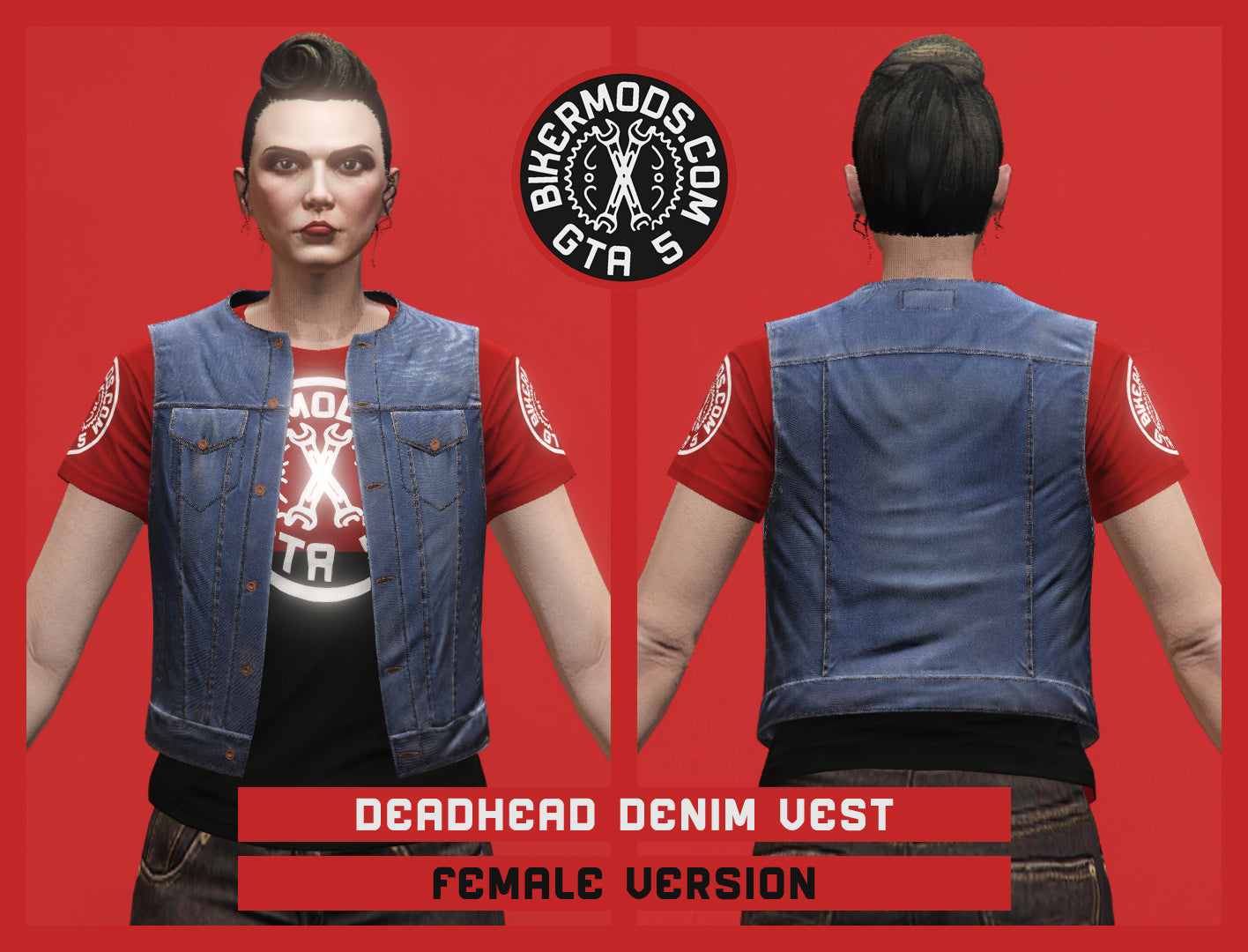 Deadhead Denim Vest (Female)