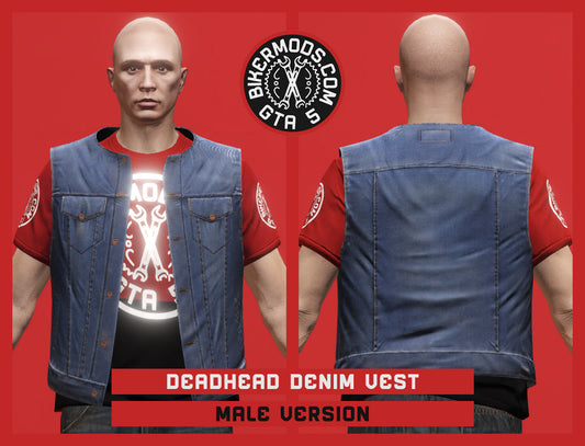 Deadhead Denim Vest (Male)