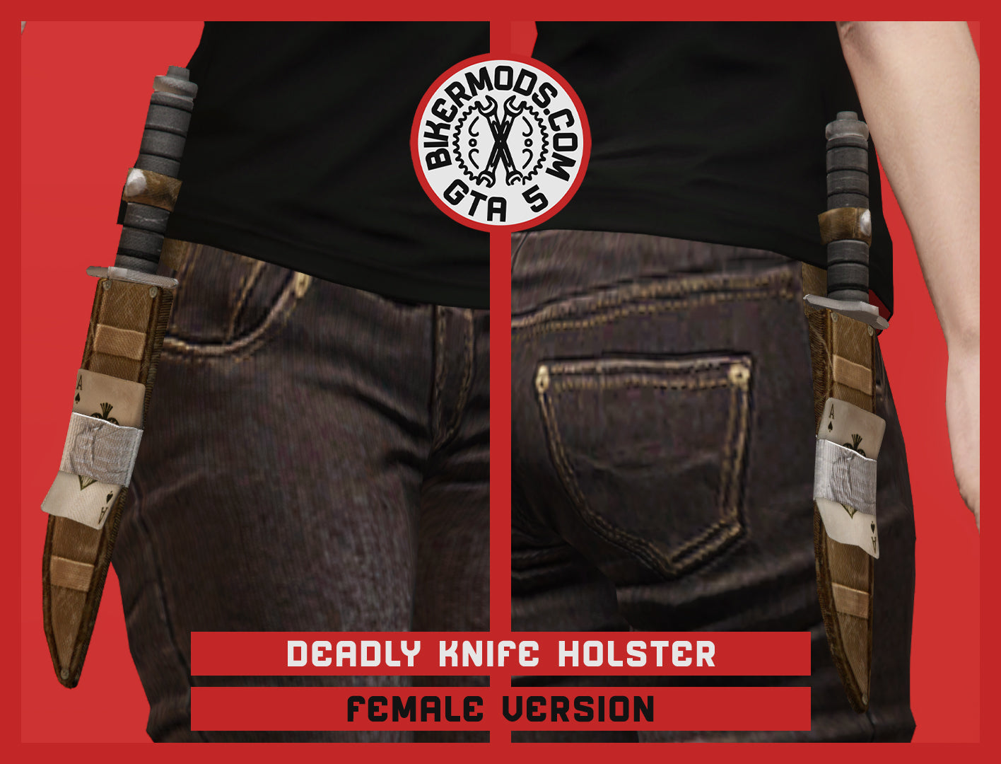 Deadly Knife Holster (Female)