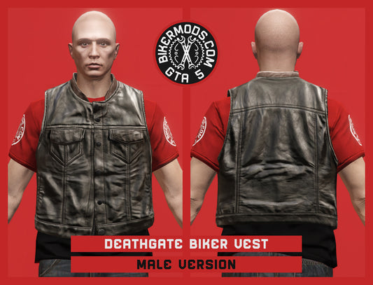 Deathgate Biker Vest (Male)