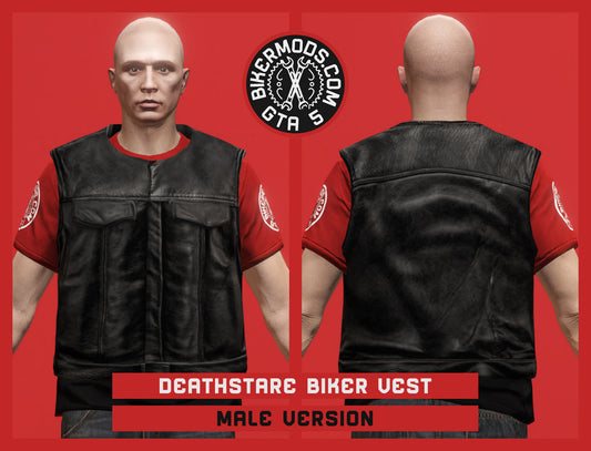Deathstare Biker Vest (Male)