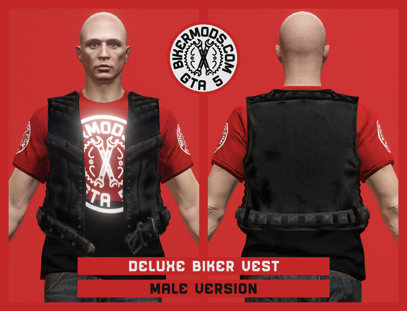 Deluxe Biker Vest (Male)