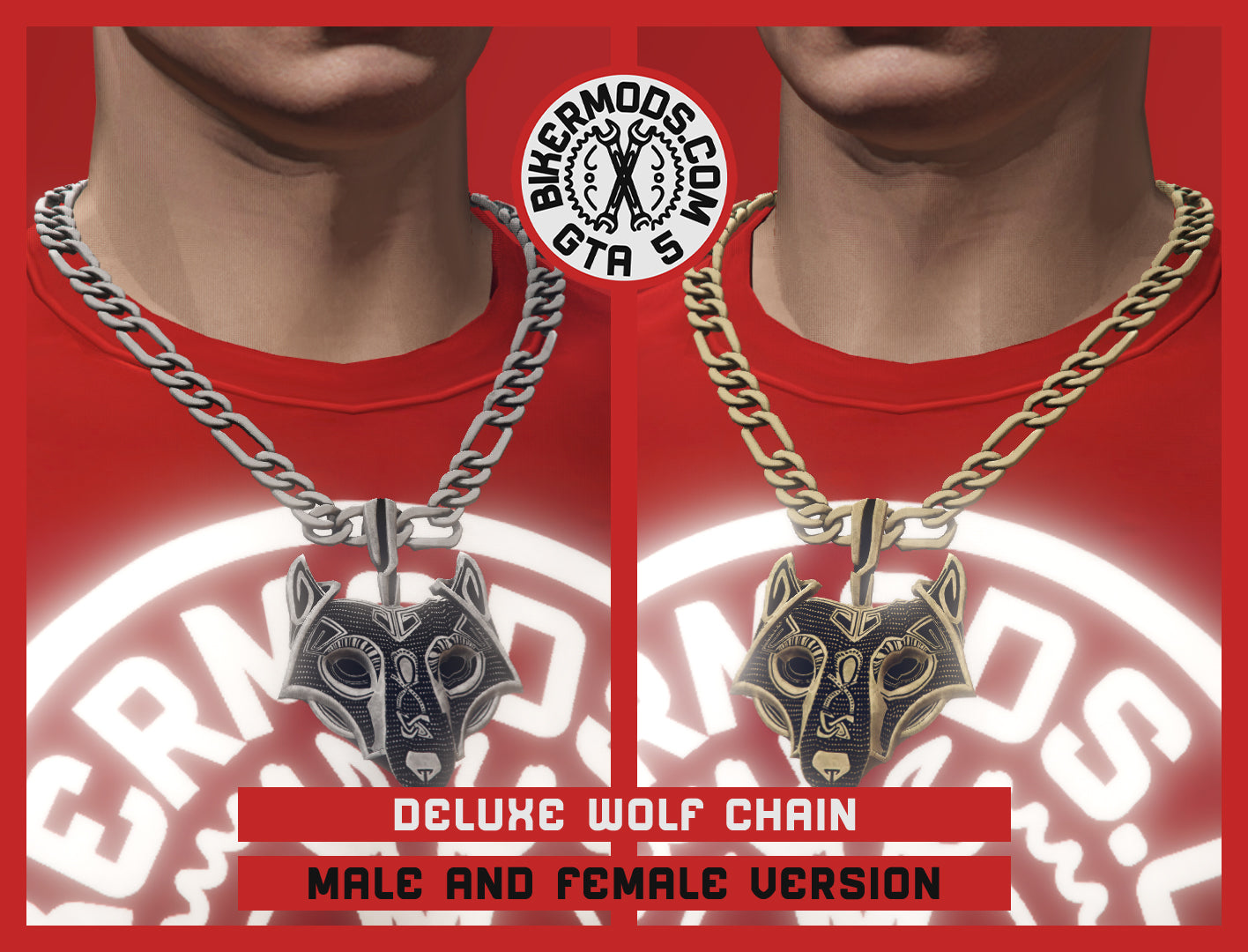 Roa Rapper Wolf Chain Accessories – Page 5 – GTA 5 Bikermods