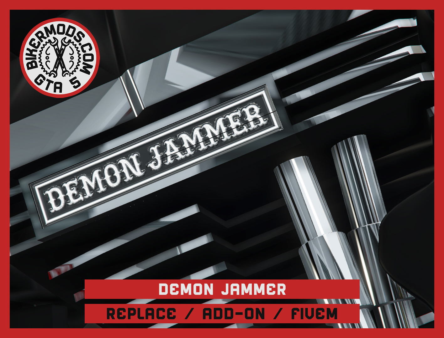 Demon Jammer (Replace / Add On / FiveM) 237k Poly