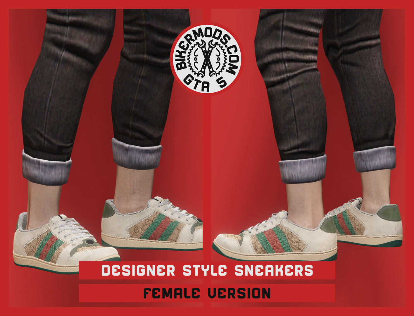 Designer Style Sneakers (Female)