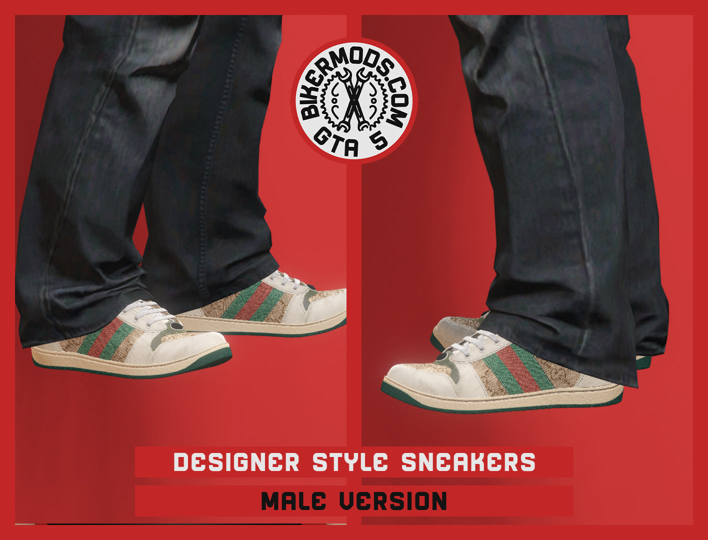 Designer Style Sneakers (Male)