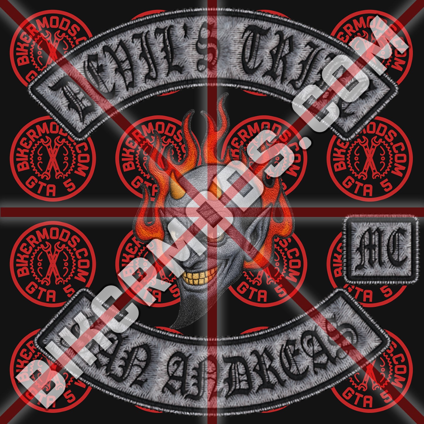 Devil's Tribe MC (San Andreas) Double Outline Style