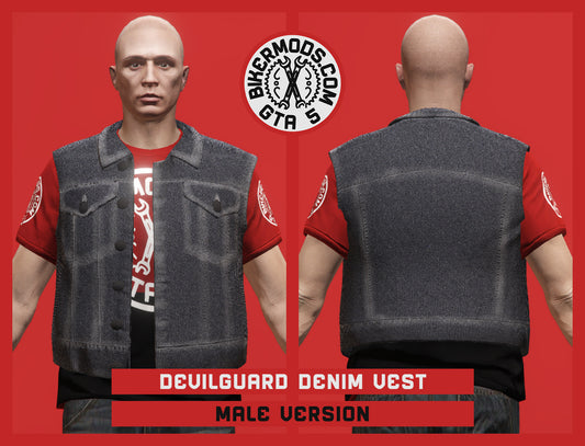 Devilguard Denim Vest (Male)