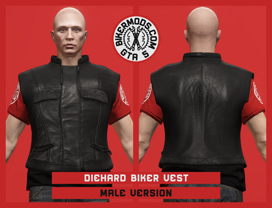 Diehard Biker Vest (Male)