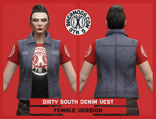Dirty South Denim Vest (Female)