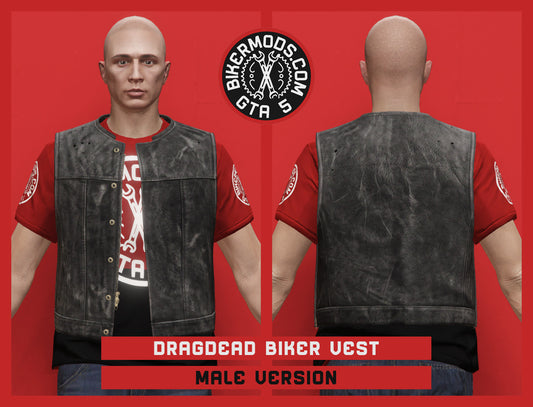 Dragdead Deluxe Biker Vest (Male)