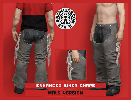 Enhanced Biker Chaps (Wear Over Jeans)