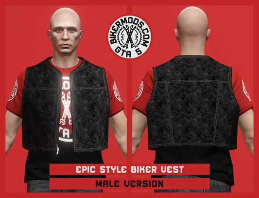 Epic Style Biker Vest (Male)