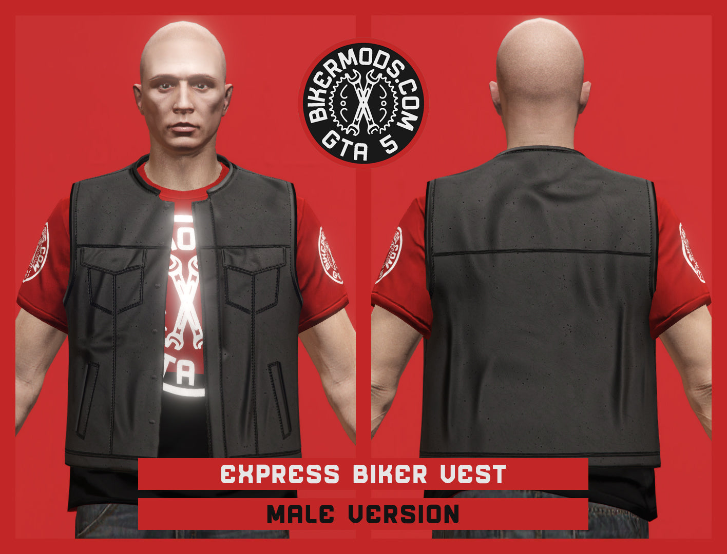 Express Biker Vest (Male) Smooth Style