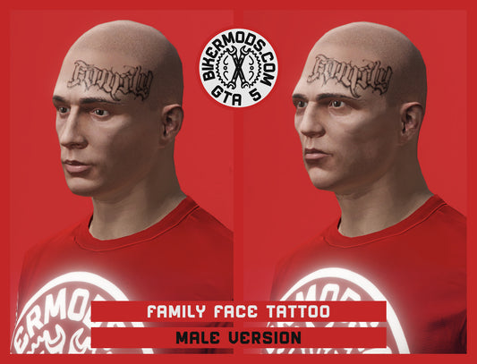 Family Face Tattoo