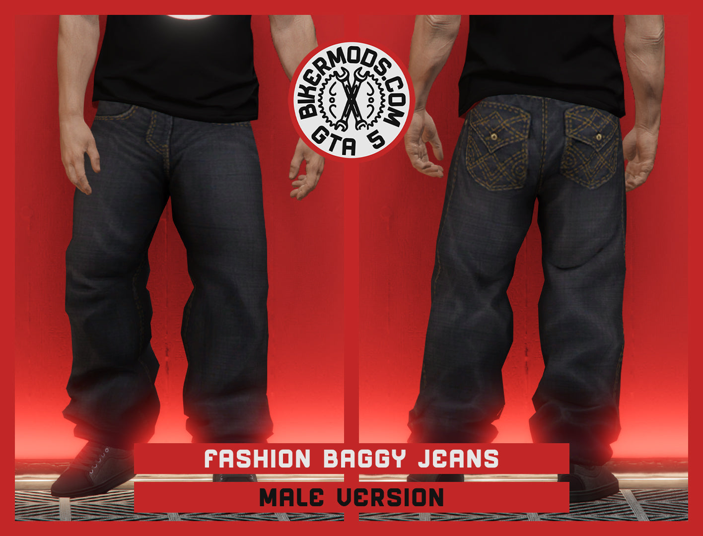 Fashion Baggy Jeans (Male)