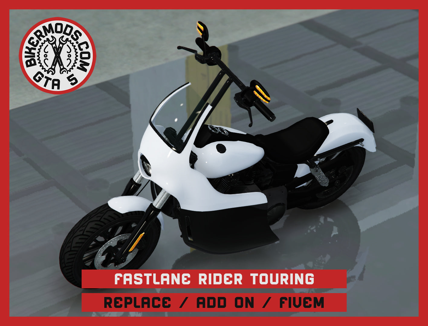 Fastlane Rider Touring (Replace / Add On / FiveM) 219k Poly