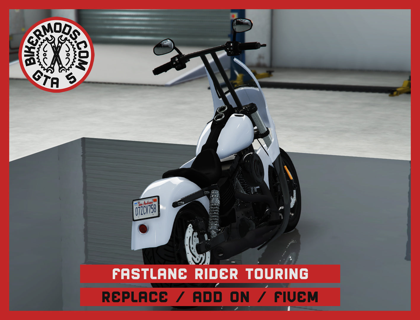 Fastlane Rider Touring (Replace / Add On / FiveM) 219k Poly