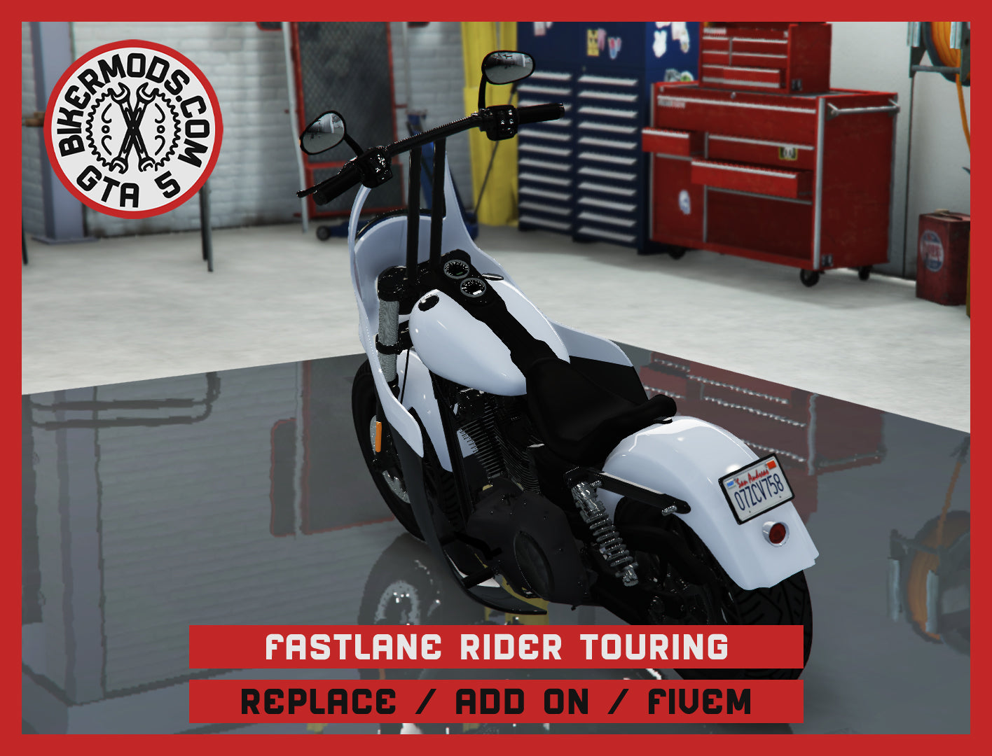 Fastlane Rider Touring (Replace / Add On / FiveM) 219k Poly