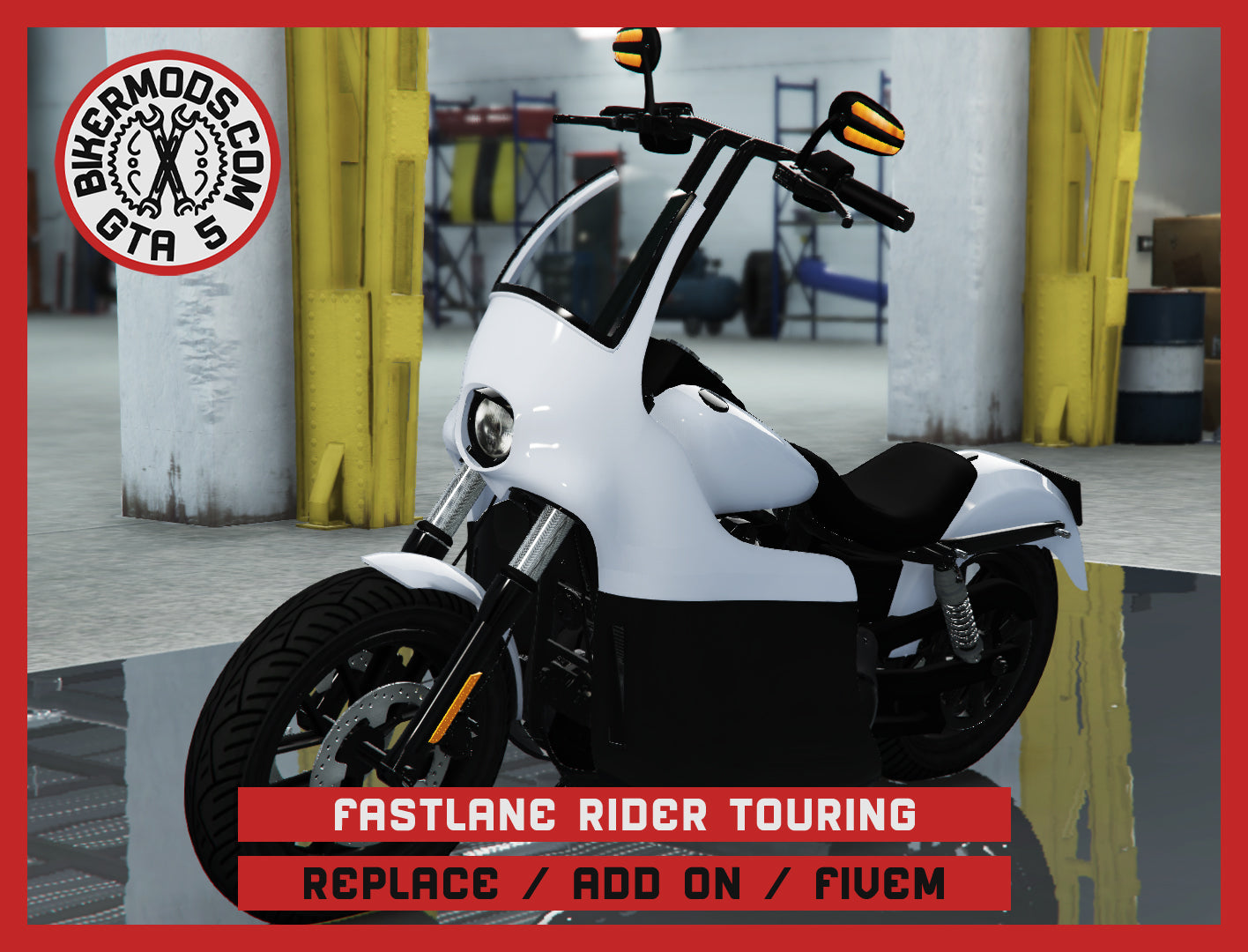 Fastlane Rider Touring (Replace / Add On / FiveM) 219k Poly