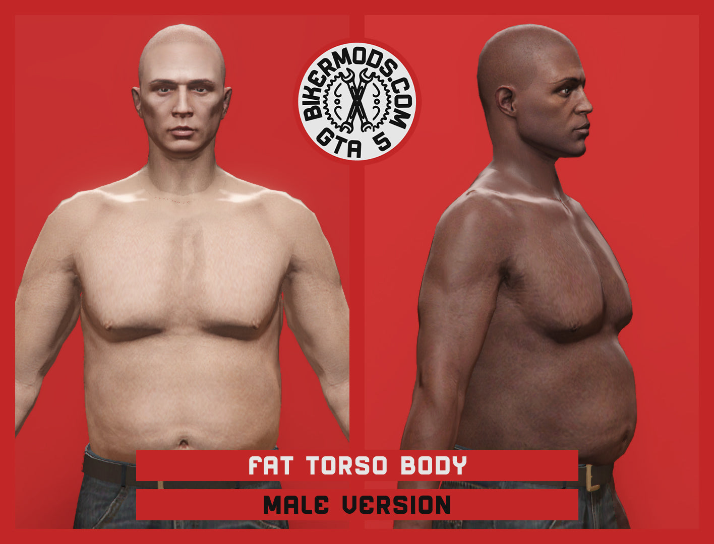 Fat Torso Body (Male)