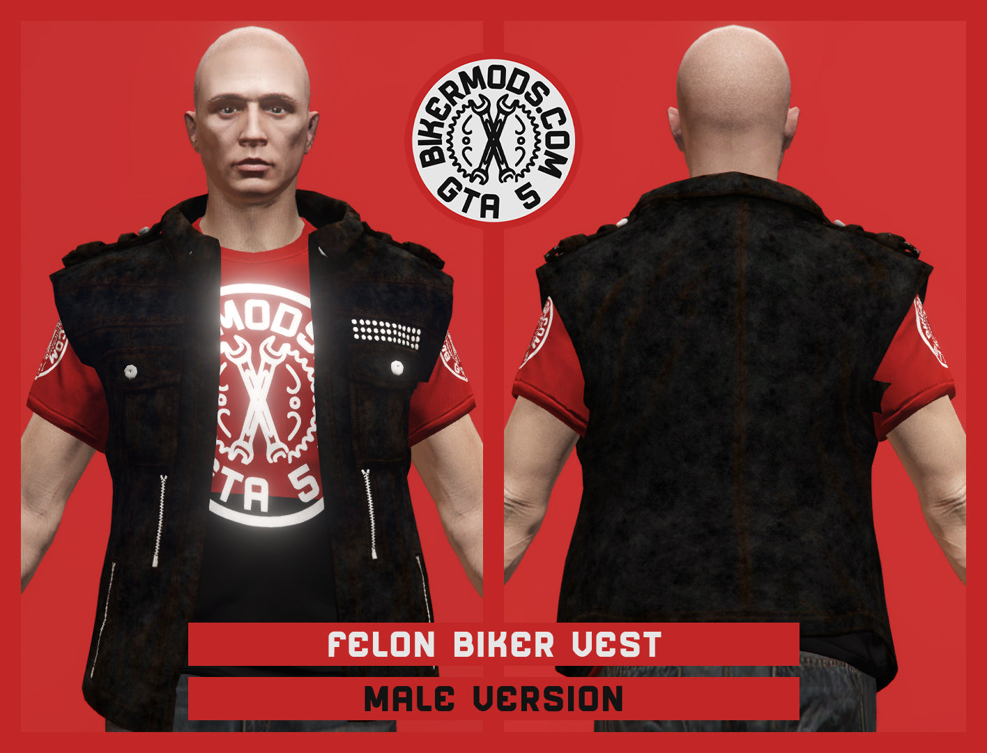 Felon Biker Vest (Male)