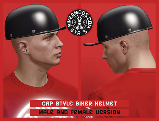Forward Slim Cap Style Biker Helmet