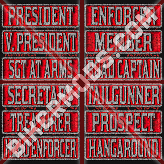 Full Ranks Flash Set (Red and White)
