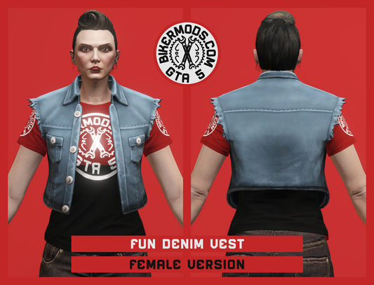 Fun Denim Vest (Female)