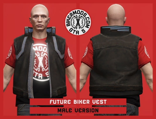 Future Biker Vest (Male) Dark Style