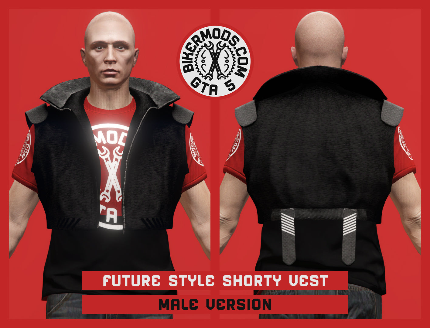 Future Style Shorty Vest (Male) Black Style