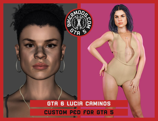 Lucia Caminos (GTA 6) for GTA 5 Custom Ped
