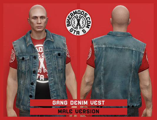 Gang Denim Vest (Male)