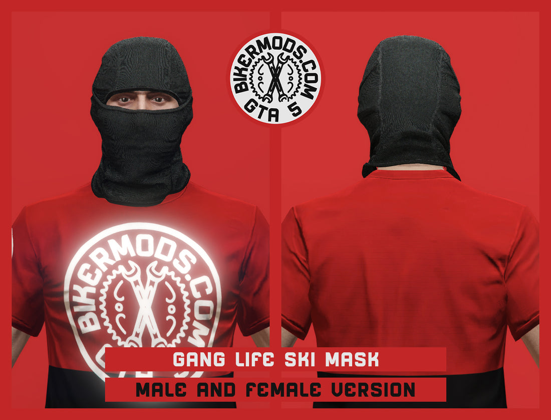 Gang Life Ski Mask GTA 5 Bikermods