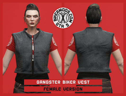 Gangster Biker Vest (Female)