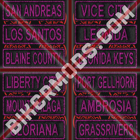 Generic Club Locations Flash Set (Pink)