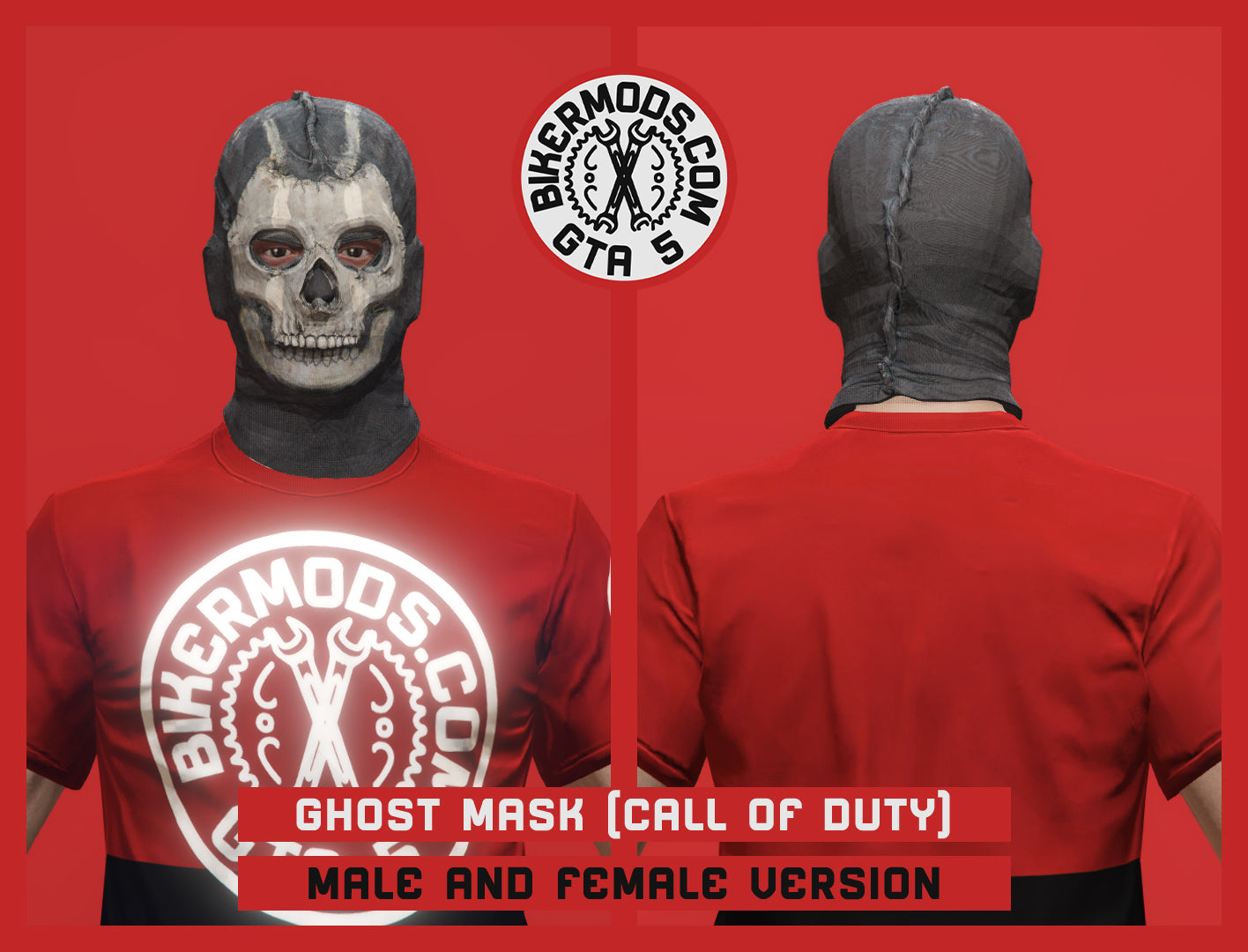 Ghost Mask GTA 5 Bikermods