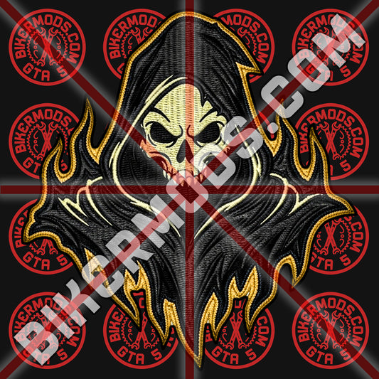 Ghostly Fire Reaper Emblem
