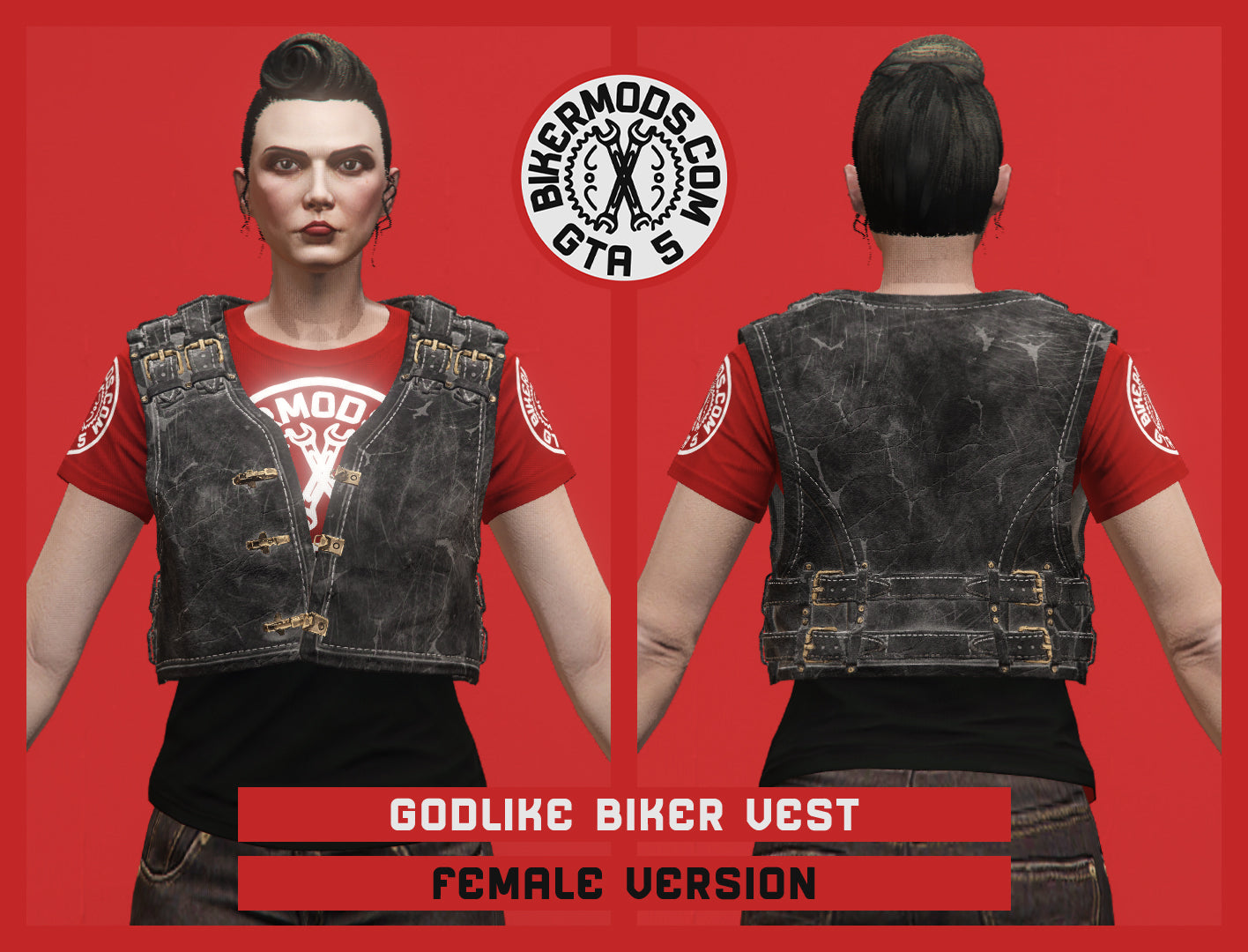 Godlike Biker Vest (Female)