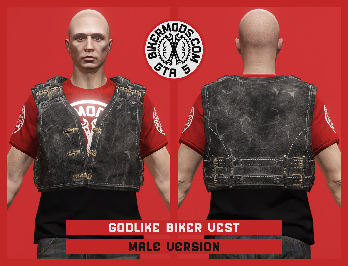 Godlike Biker Vest (Male)